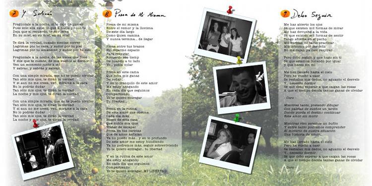 caratula del disco de Mena - p&aacute;ginas 8 y 9