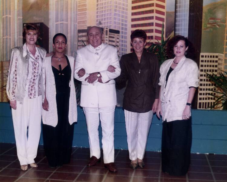 Malembe con Sim&oacute;n D&iacute;az